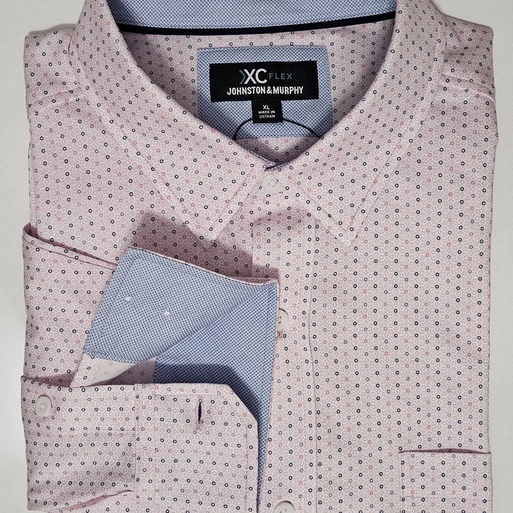 Johnston & Murphy XC Flex Men's Longsleeves Dress Shirt XL  - NWOT